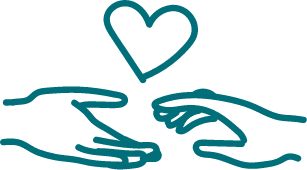 Two hands and a heart